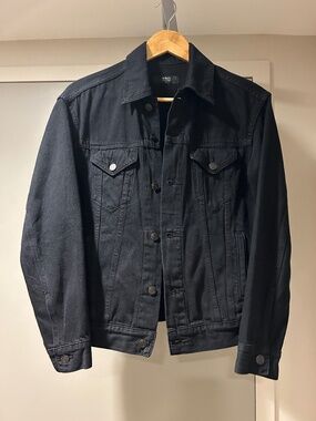 ABLE The Merly Black Denim Jacket